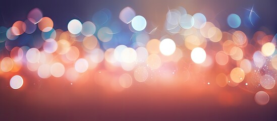 Fototapete - Blurry bokeh background with copy space image.