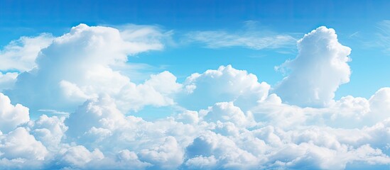 Poster - Cloudy sky with copy space image.