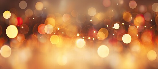 Fototapete - Blurry bokeh background with copy space image.