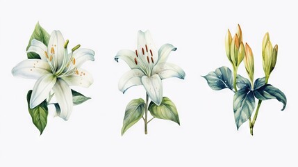Wall Mural - Vibrant Floral Collection for Design Inspiration Generative AI