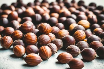 Wall Mural - hazelnuts in a box