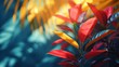 © Plumeria - Background-free image of a decorative plant, suitable for home decor websites, bright colors