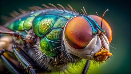 close up of a fly