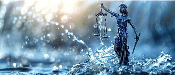 How can professionals in the legal sector uphold principles of justice and fairness in cases involving water rights disputes?