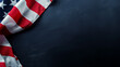 © ADDICTIVE STOCK - American flag on dark background for Independence Day. Generative AI image