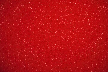 Canvas Print - red background with snow