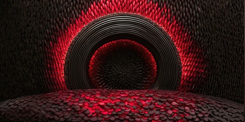 Wall Mural - red background