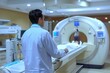 © JK_kyoto - A radiologist examining MRI scans, focusing on detecting any abnormalities or issues