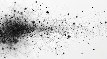 Wall Mural - dot,line,connect
