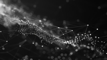 Wall Mural - dot,line,connect
