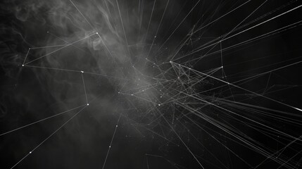 Wall Mural - dot,line,connect