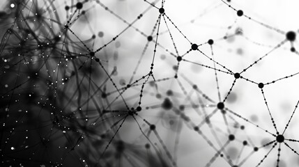 Wall Mural - dot,line,connect