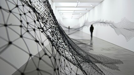 Wall Mural - dot,line,connect