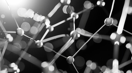 Wall Mural - dot,line,connect