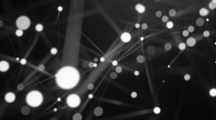 Wall Mural - dot,line,connect