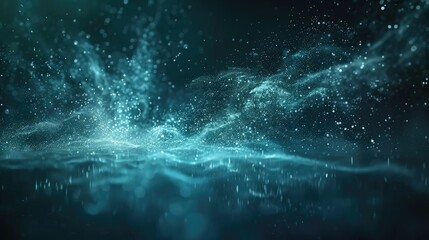 Ethereal waves and cosmic water splashes