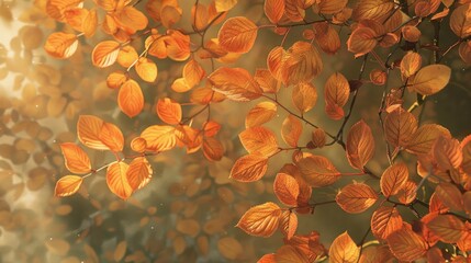 Wall Mural - Autumn foliage