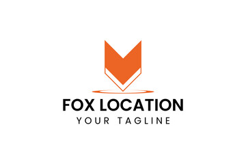 Wall Mural - fox logo vector icon illustration