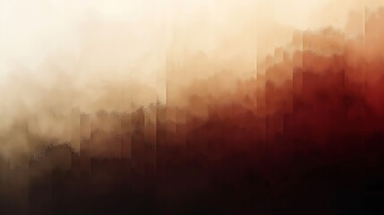 Poster - An abstract gradient background from ivory to dark mahogany