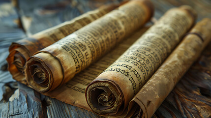 image of ancient scrolls containing the wisdom of King Solomon