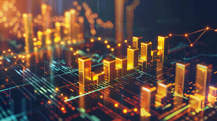 Computer algorithms can analyze gold market trends for investors.