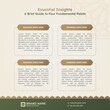 © WaqasIlyas - Islamic Infographic Design Template with Arabic Design Elements and 4 Data Points Options