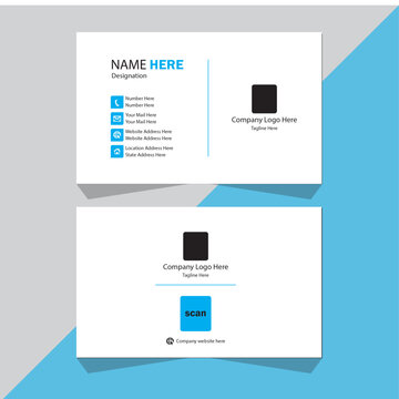 Creative professional business card design.