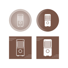 Poster - Air Dehumidifier Vector Icon