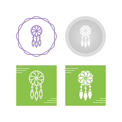 Wall Mural - Dream Catcher Vector Icon