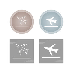 Poster - Flight Takeoff Vector Icon