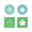 © Graphic Nehar - Fighter Jet Vector Icon
