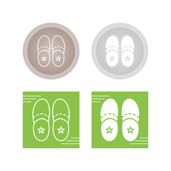 Poster - Slippers Vector Icon