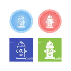 Poster - Fire Hydrant Vector Icon