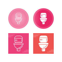 Poster - Toilet Vector Icon