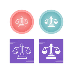 Sticker - Justice Vector Icon