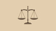 © CQSP - Symbol of Justice - Minimalist Scale Vector Design