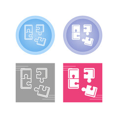 Sticker - Puzzle Vector Icon