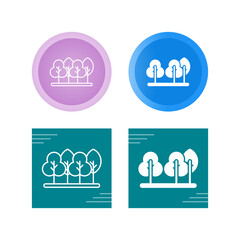 Sticker - Tree Vector Icon