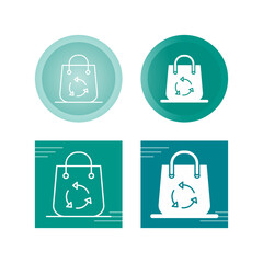 Canvas Print - Bag Vector Icon