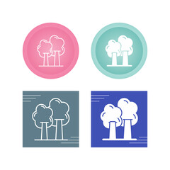 Wall Mural - Trees Vector Icon