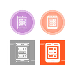 Sticker - Dataphone Vector Icon