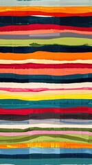 Wall Mural - Energetic Striped Pattern Background with Vibrant Colors. Abstract Geometric Design.
