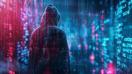 Wall Mural - network technology with a high level of security