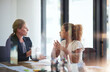 © peopleimages.com - Woman, client and financial advisor in meeting for consulting, discussion and talking for investment. Glass, explaining and accountant in office speaking of taxes, advice and feedback with contract