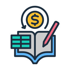 Sticker - Bookkeeping Icon