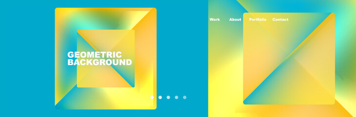 Triangle minimal web site page background design. Vector Illustration For Wallpaper, Banner, Background, Card, Book Illustration, landing page