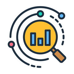 Sticker - Data Analysis Icon