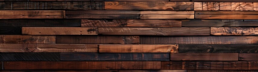 Wall Mural - Rustic wooden wall texture background