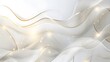 © irawan - white and gold satin wave background
