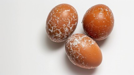 Sticker - Salted duck eggs against a white backdrop